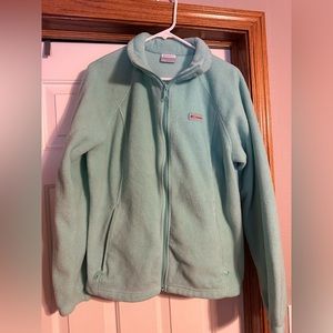 Columbia Fleece, it’s more of a mint green color.